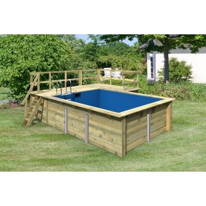 Karibu   Rechteckiger Massivholz Pool 308