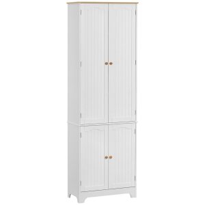 HOMCOM Küchenschrank mit Schrank weiß 61L x 30