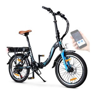 BLUEWHEEL BXB55_BL 20" klappbares E-Bike I Deutsche Qualitätsmarke I Shimano 7