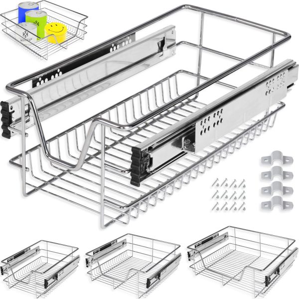 Kesser® Teleskopschublade ? Küchenschublade ? Küchenschrank ? Korbauszug ? Schrankauszug ? Vollauszug ? Schublade