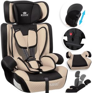 KIDIZ® Autokindersitz Kindersitz Kinderautositz   Autositz Sitzschale   9 kg - 36 kg 1-12 Jahre   Gruppe 1/2 / 3   universal   zugelassen nach ECE R44/04   6 verschiedenen Farben