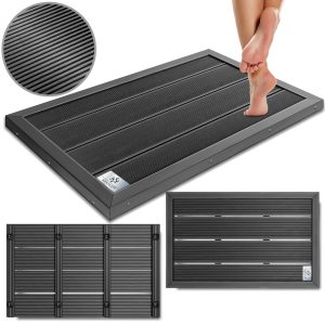 KESSER® Premium Bodenelement für Solardusche Gartendusche  Anti Rutsch - 101 x 63 x 5