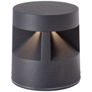 AEG Lampe Winslow LED Außensockelleuchte 12cm anthrazit   1x 8.5W LED integriert