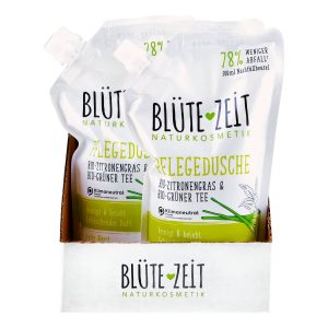 Blütezeit Duschgel Bio-Zitronengras & Bio-Grüner Tee Nachfüller 500 ml