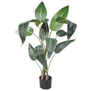 AMARE Dekopflanze Realistische Plastikpflanze im Topf 100 cm