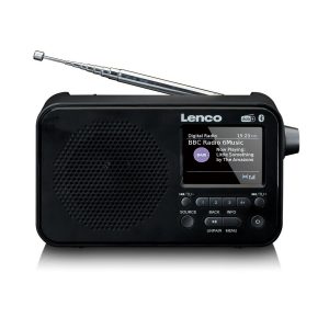 A005051 Lenco PDR-036 DAB+ FM Radio mit Bluetooth Tragbaresradio