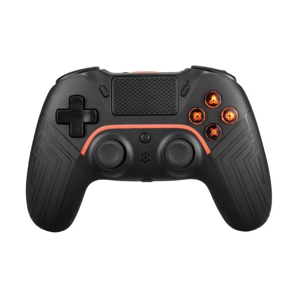 GAM-139 DELTACO GAMING LED Gaming Controller Bluetooth für PC & PS4