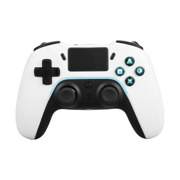 GAM-139-W DELTACO GAMING LED Gaming Controller Bluetooth für PC & PS4