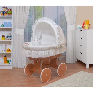 WALDIN Baby Stubenwagen-Set mit Ausstattung