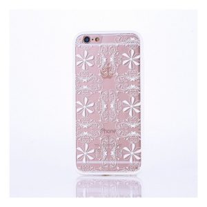 Apple iPhone 6 / 6s Handy Hülle Mandala Case Schutzhülle Motiv Ornamente Weiß
