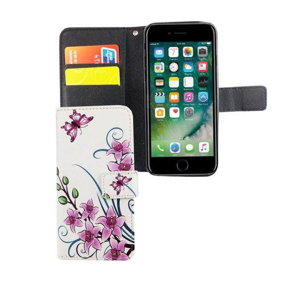 Apple iPhone 6 / 6s Hülle Case Handy Cover Schutz Tasche Flip Schutzhülle Weiß