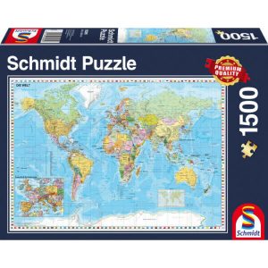 Schmidt Spiele Puzzle Die Welt 1500 Teile
