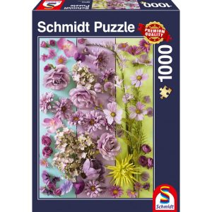 Schmidt Spiele Puzzle Violette Blüten 1000 Teile