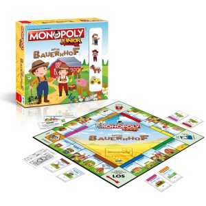 Monopoly Junior - Mein Bauernhof Brettspiel Gesellschaftsspiel Kinder Spiel