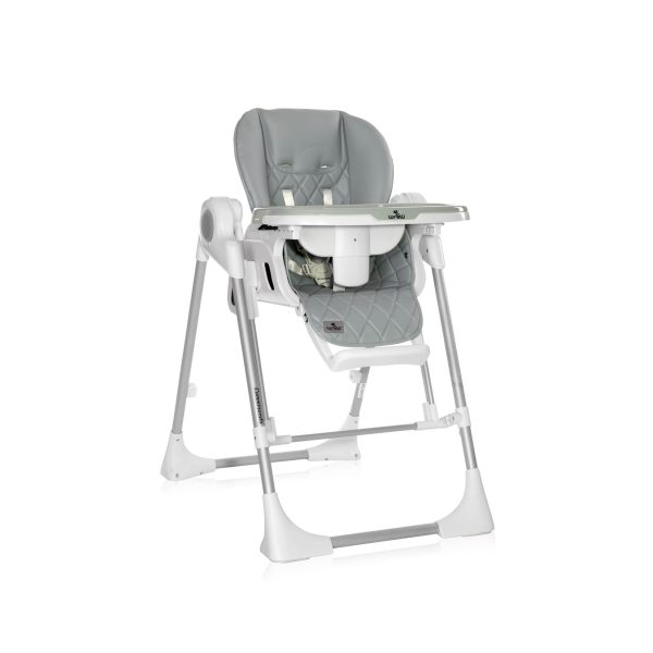 Lorelli Kinderhochstuhl 2 in 1 Camminando Babywippe verstellbar Schwingfunktion grau