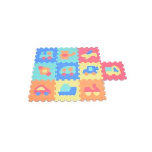 Moni Puzzlematte 10 teilig Puzzleteppich Teilegröße 32 x 32 cm EVA-Schaum blau