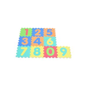 Moni Puzzlematte 10 teilig Puzzleteppich Teilegröße 32 x 32 cm EVA-Schaum orange