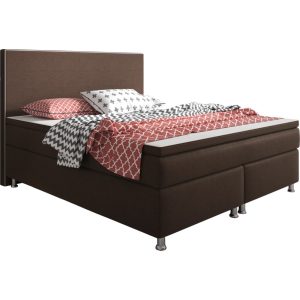 Boxspringbett King Size 180 x 200 cm braun