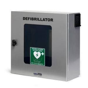MedX5 Defibrillator (AED) Außen-Wandkasten mit Alarm