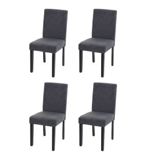 4er-Set Esszimmerstuhl Stuhl Küchenstuhl Littau ~ Textil