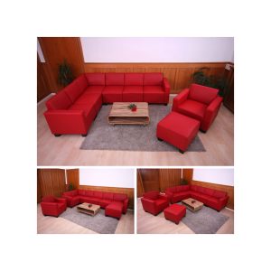 Couch-Garnitur Moncalieri 6-2 ~ rot