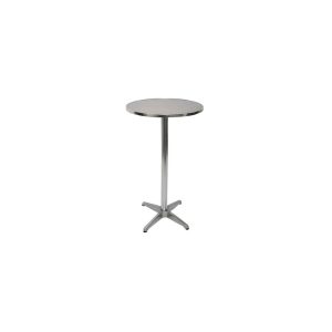 Alu-Stehtisch + Bistrotisch