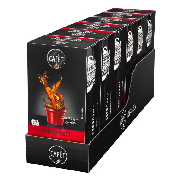 Cafet für Cremesso Espresso Kaffee 16 Kapseln 88 g