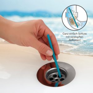 MAXXMEE Abflussreiniger-Stick Meeresbrise 50er-Set blau