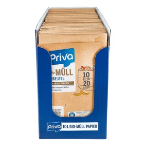 Priva Bio Papiermüllbeutel 20 x 10 Liter