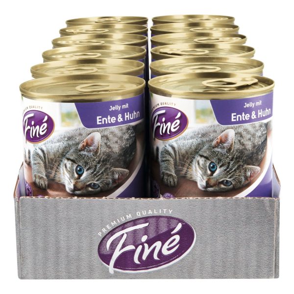 Finé Katzennahrung Ente & Huhn 400 g