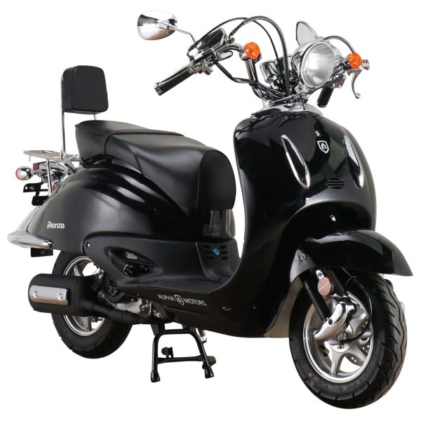 Alpha Motors Mofaroller Retro Firenze 50 ccm 25 kmh EURO 5 schwarz