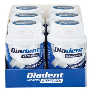 Diadent Peppermint Kaugummi 50 Stück