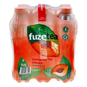 Fuze Tea Schwarzer Tee Pfirisch 1 Liter