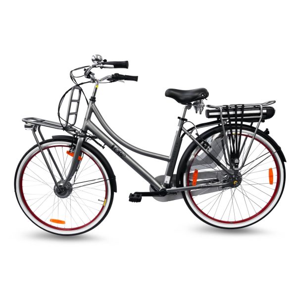 LLobe City-E-Bike 28" Rosendaal 3 Lady grau 36V / 13Ah