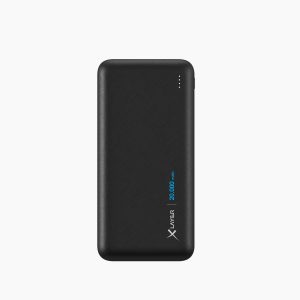 XLayer Powerbank Solid 20.000 mAh Black