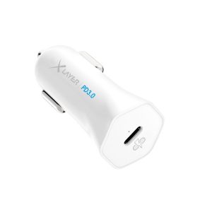 Kfz-Ladegerät XLayer Typ C (USB-C) Charger PD 18W White