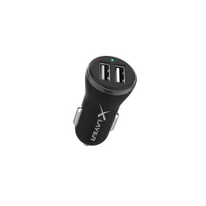 Kfz-Ladegerät XLayer 2.4A Dual USB Car Charger Black