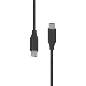 Kabel XLayer PREMIUM Metallic Type C (USB-C) to Type C Cable 1.5 m (Fast Charging 3A/USB 2.0) Black