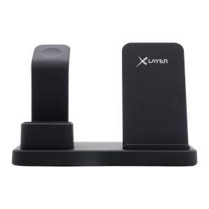 Induktive Ladestation XLayer 3-in-1 Wireless Charger Black