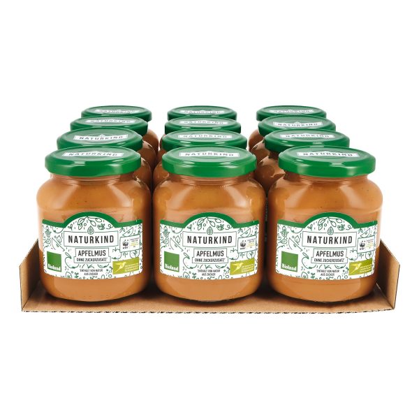 NATURKIND Bio Apfelmus ohne Zuckerzusatz 360 g