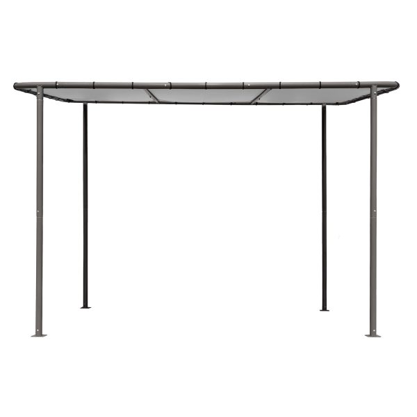 ShelterLogic Stahl Pavillon Canopy Solano 10x6 grau