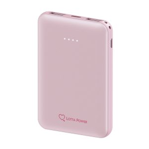 Lotta Power Zusatzakku Powerbank Rosé 5.000 mAh