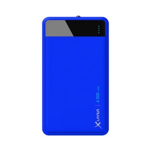 Zusatzakku XLayer Powerbank Colour Line Blue 4.000 mAh