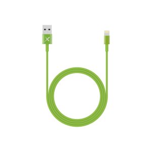 Kabel XLayer Colour Line Lightning Lade/Sync-Kabel 1 m Green