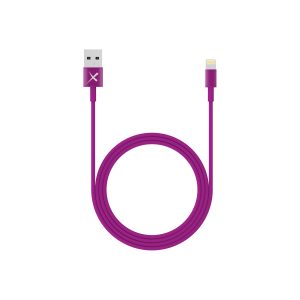 Kabel XLayer Colour Line Lightning Lade/Sync-Kabel 1 m Purple