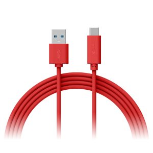 Kabel XLayer Colour Line Typ C auf USB Typ A 3.0 1 m Red