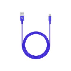 Kabel XLayer Colour Line Micro-USB auf USB Typ A 1 m Blue