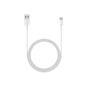 Kabel XLayer Colour Line Micro-USB auf USB Typ A 1 m White