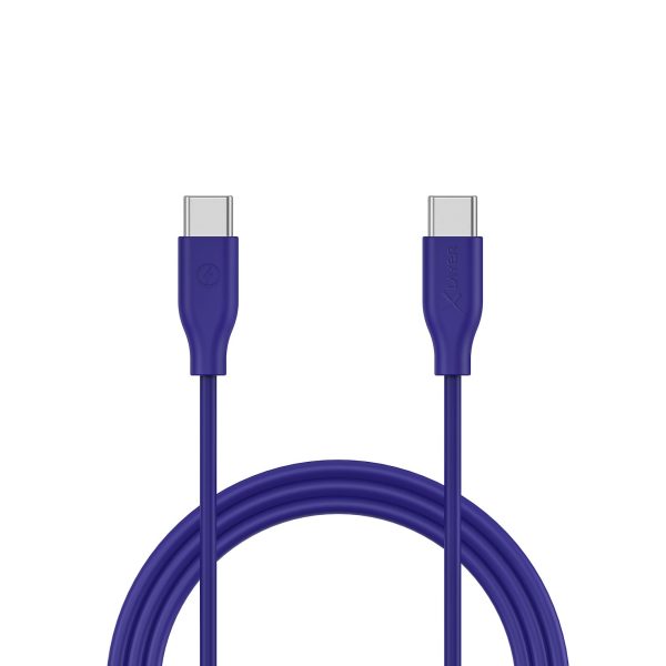 XLayer Colour Line Typ C auf Typ C Kabel 1 m Blue