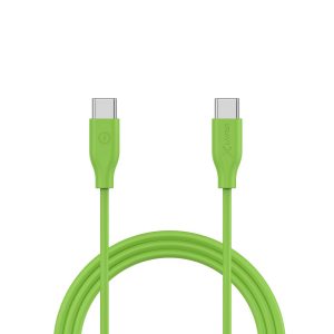 XLayer Colour Line Typ C auf Typ C Kabel 1 m Green
